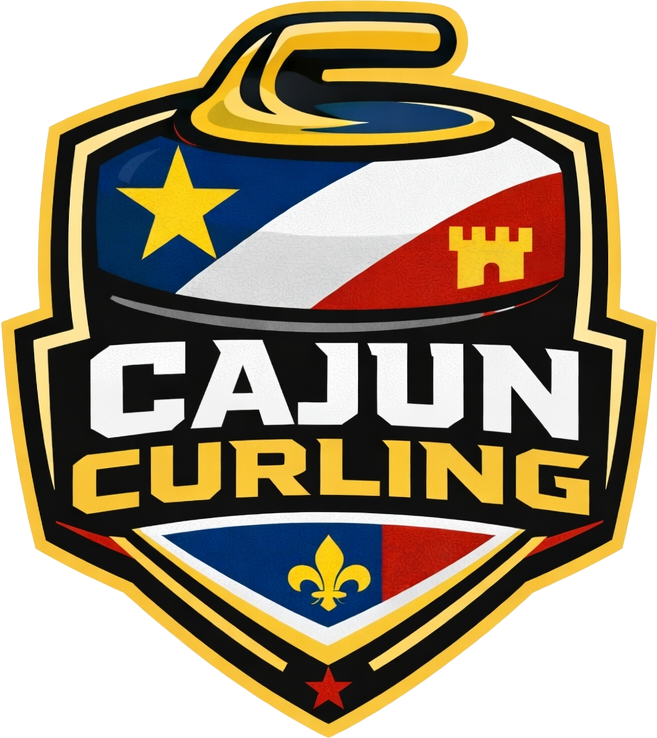 Cajun Curling badge logo